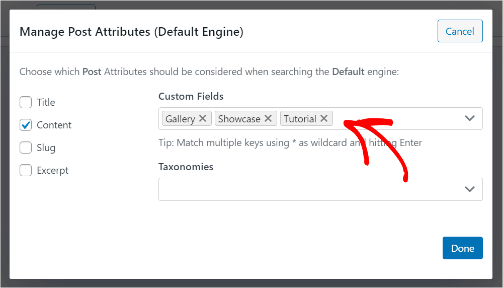add custom fields