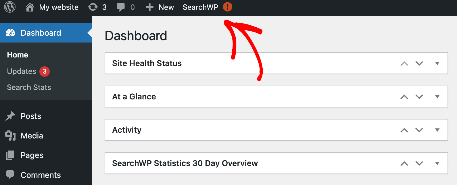 click SearchWP