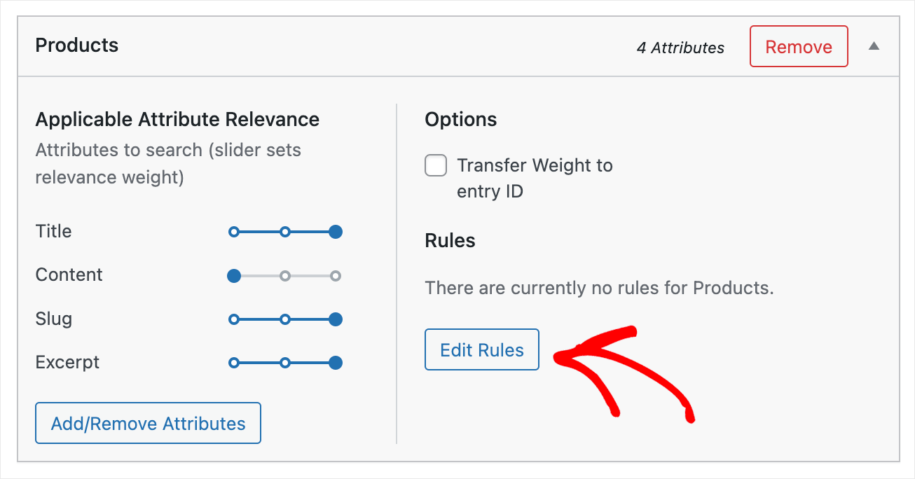 click Edit Rules