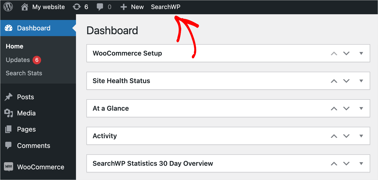 click SearchWP