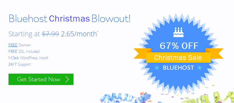 bluehost weihnachtsverkauf