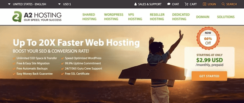 a2hosting Weihnachtsverkauf
