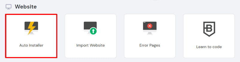 Hoster WordPress Auto-Installer