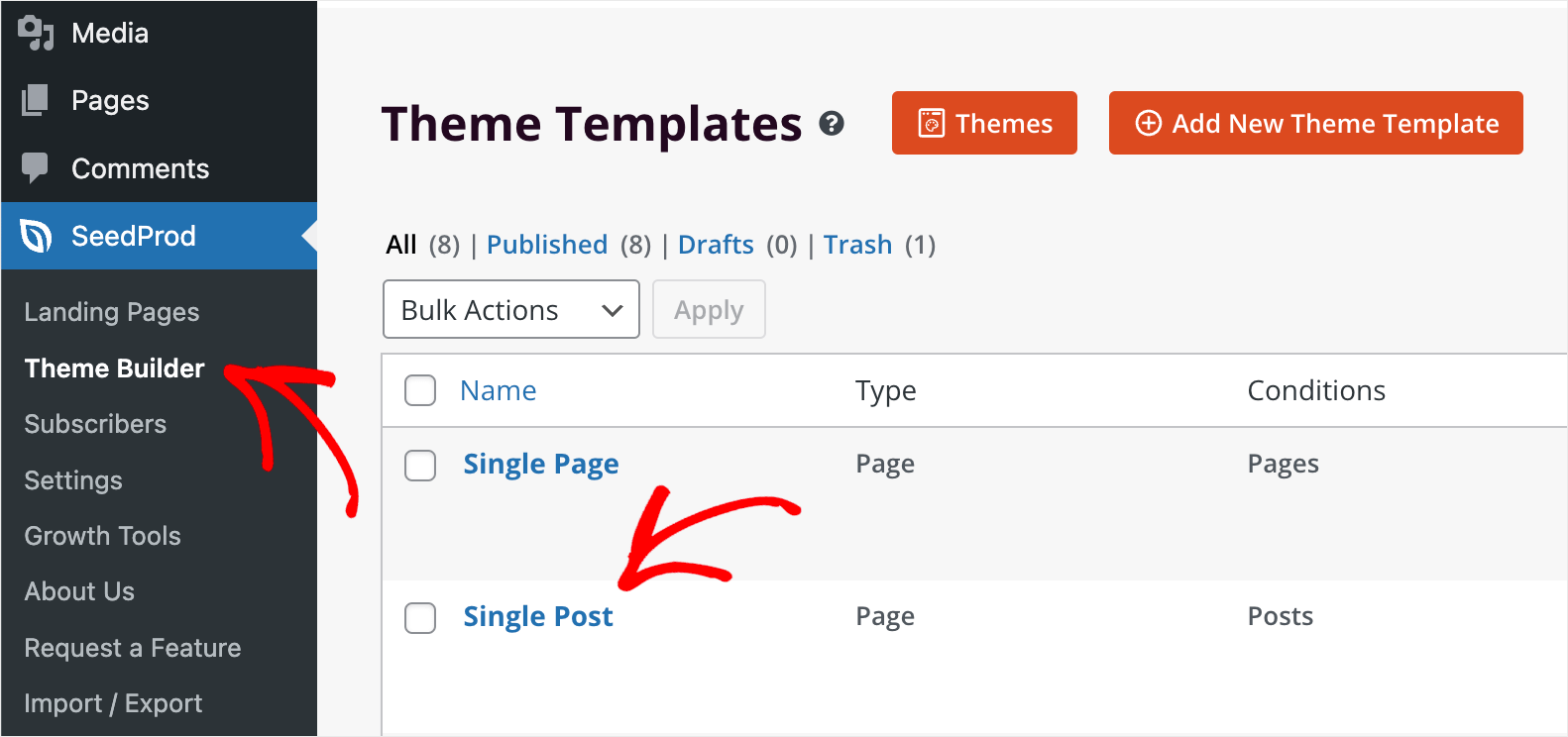 open a single post