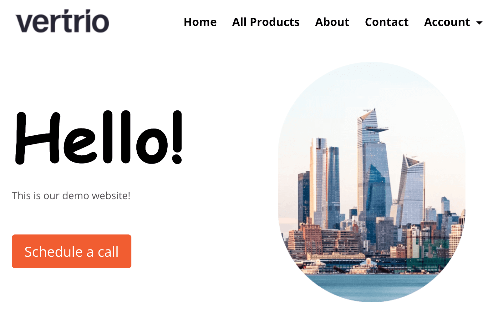 our homepage