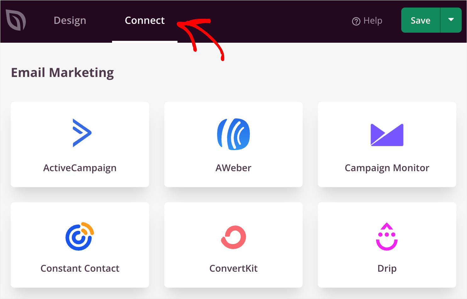 click Connect