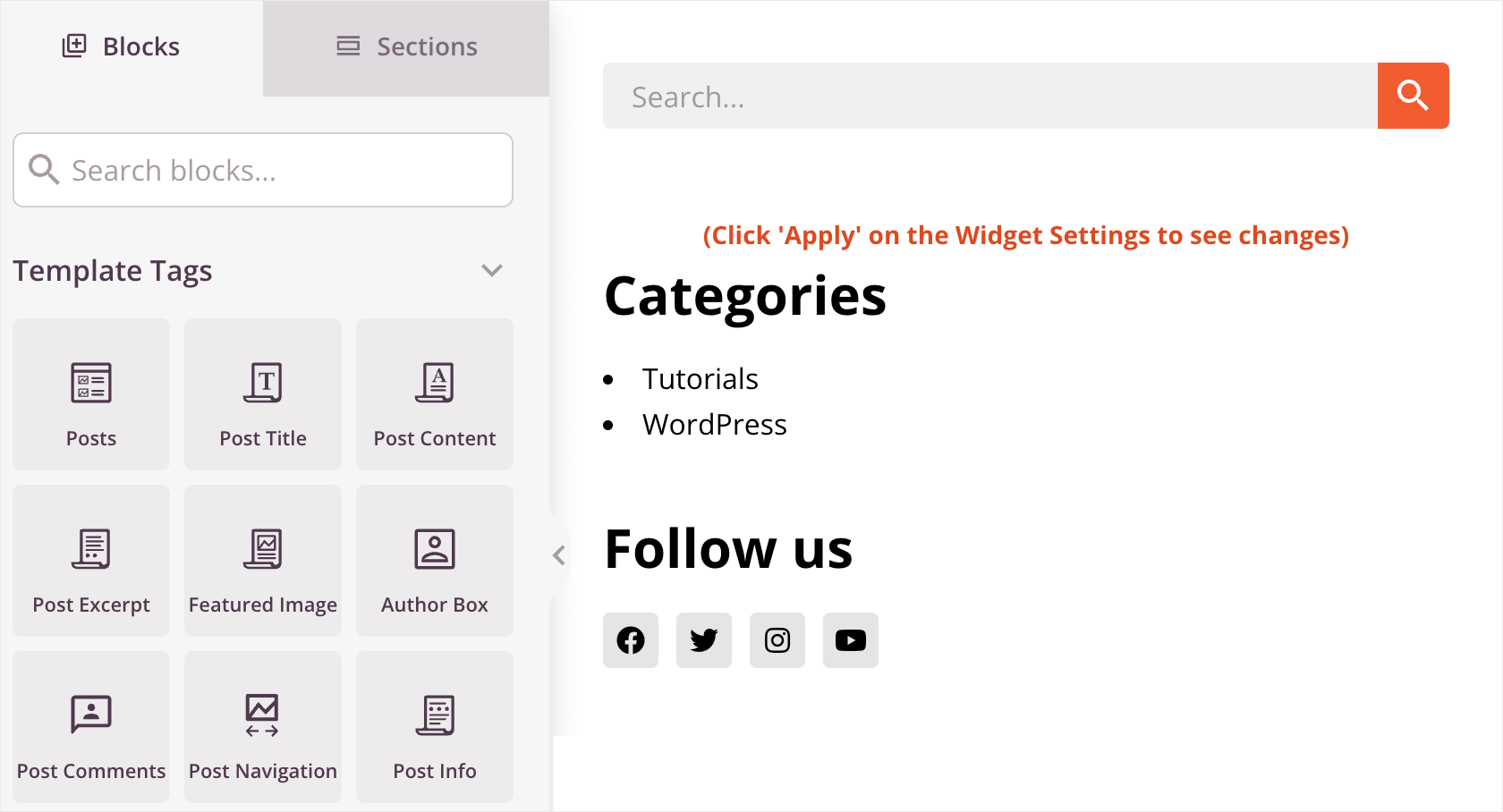 edit your sidebar