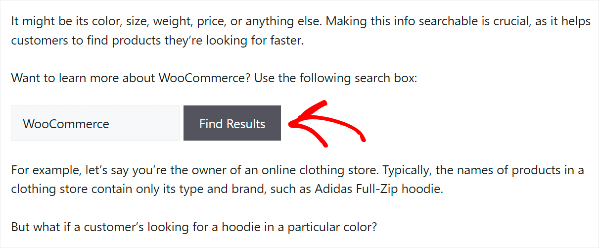 click Find Results