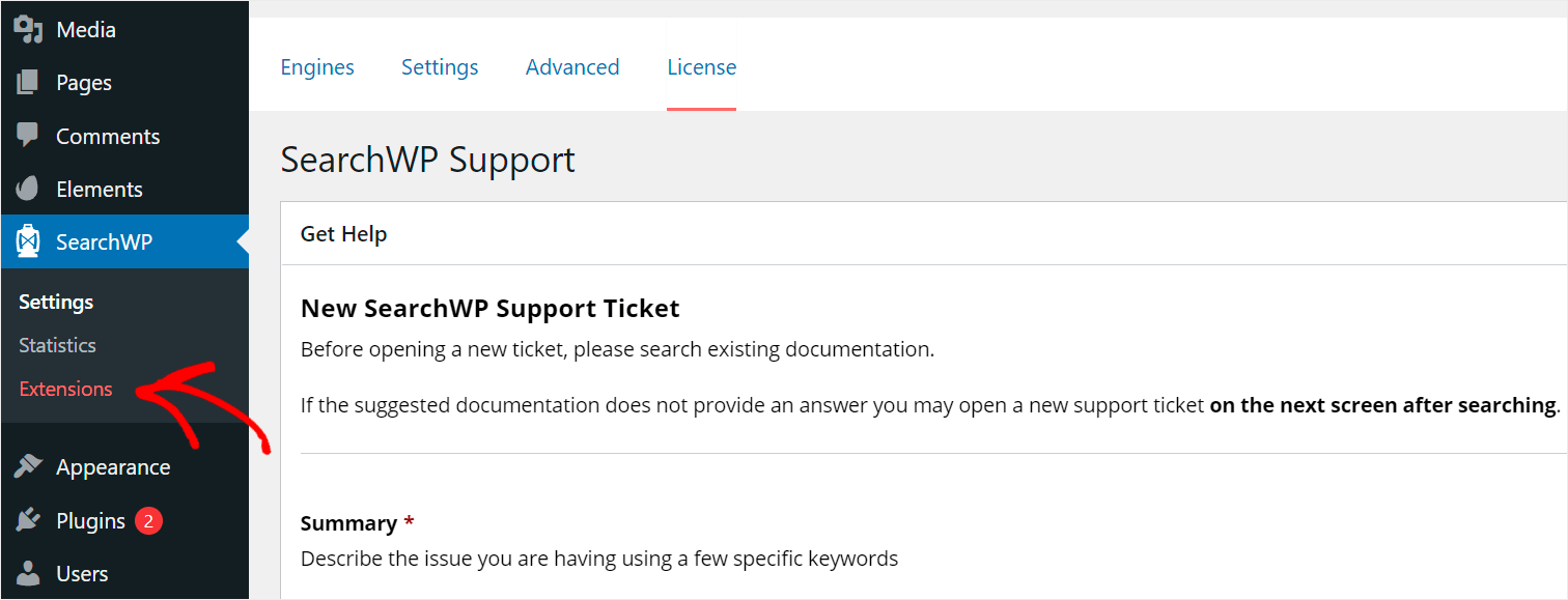 click Extensions
