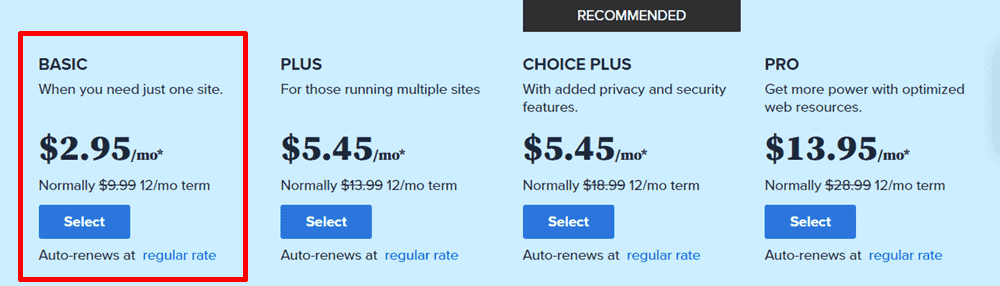 paket hosting bersama bluehost