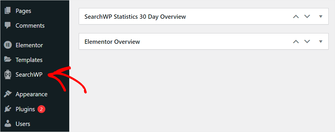 click SearchWP