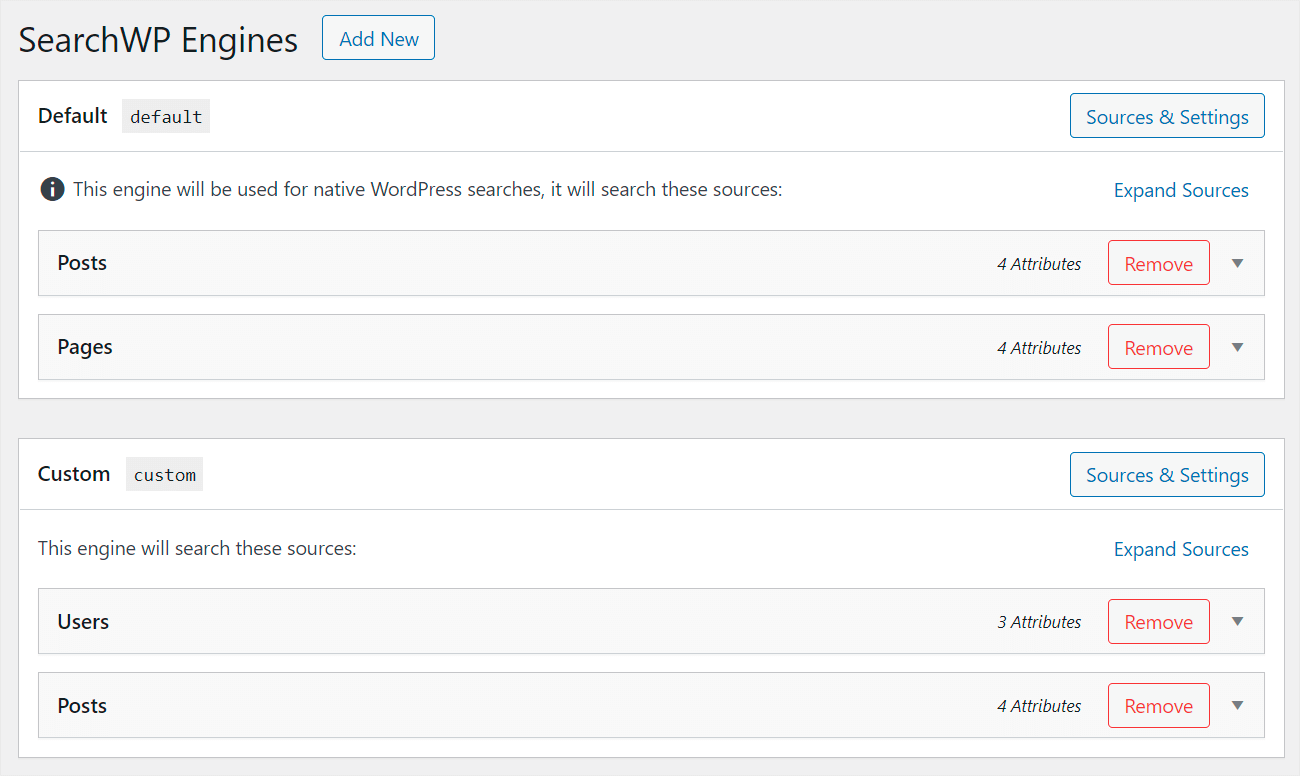 adding supplemental search engines