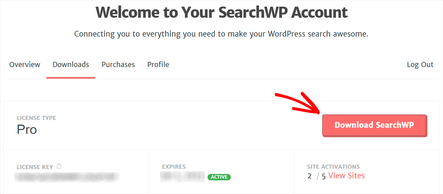 click Downloads SearchWP