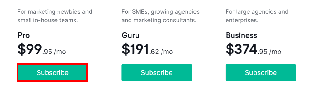plans de semrush