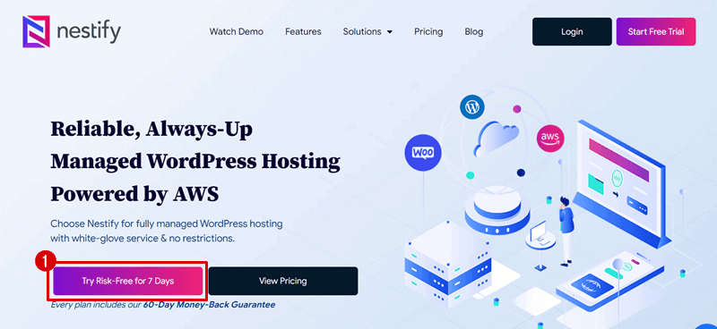 Nestifyの無料トライアルを開始