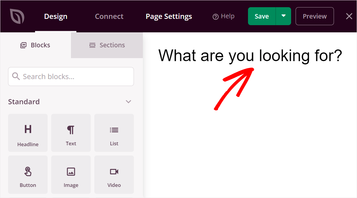 we added a heading to our page