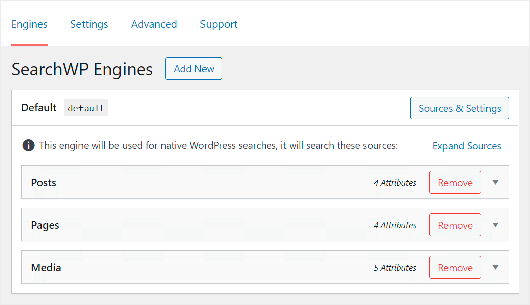 your search engines