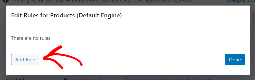 click Add Rule