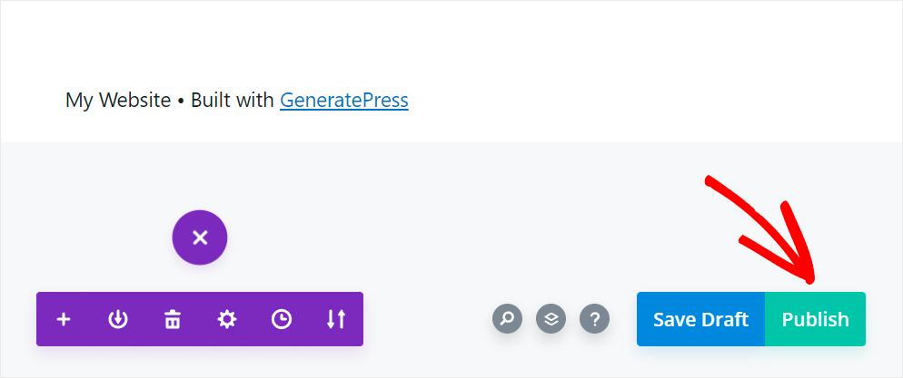 click Publish