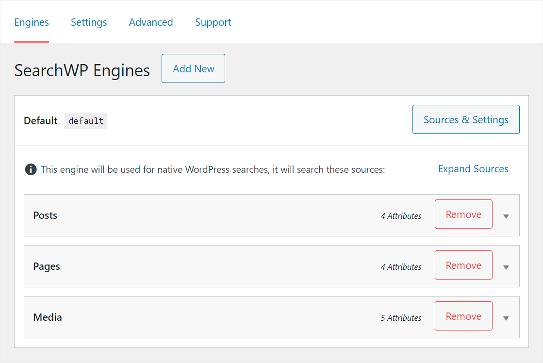 your search engines