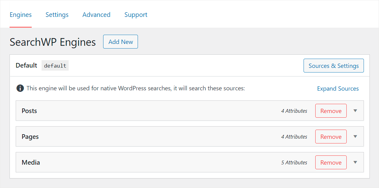 your search engines