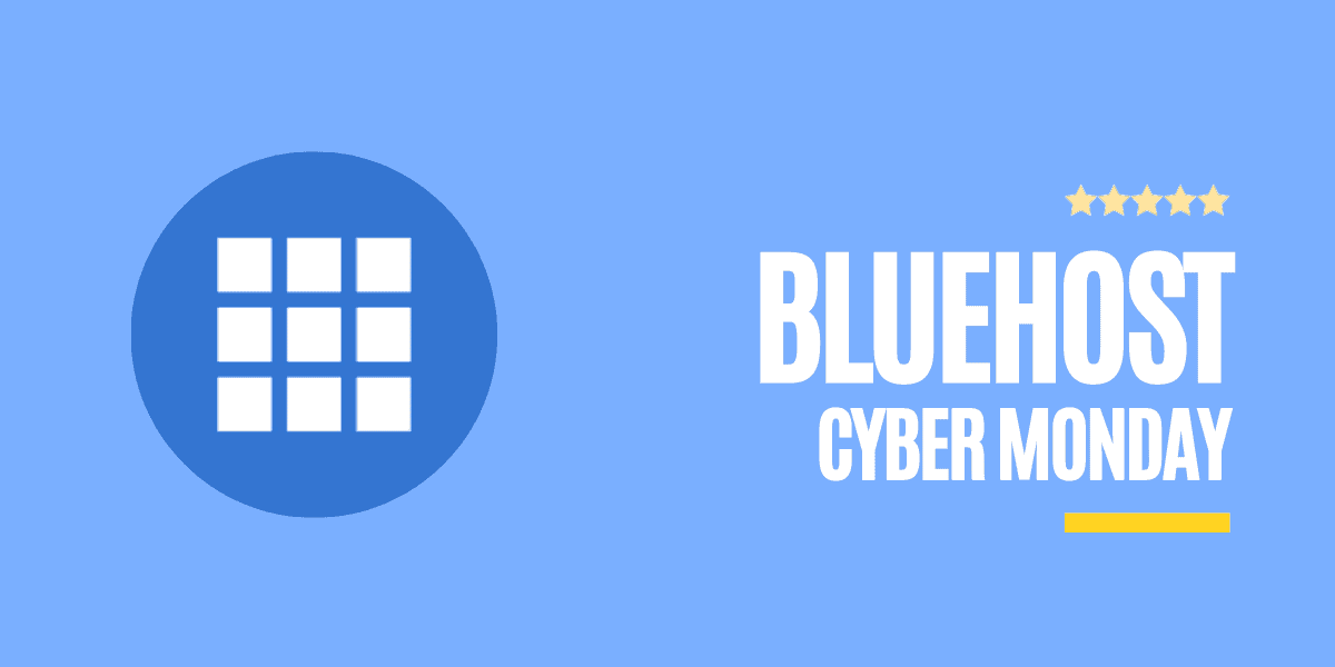 Bluehost Cyber Monday