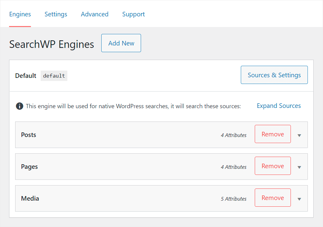 your search engines