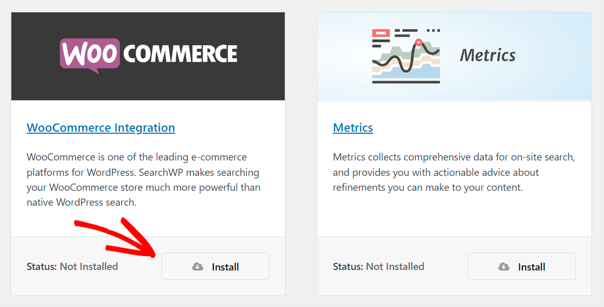 install the WooCommerce extension