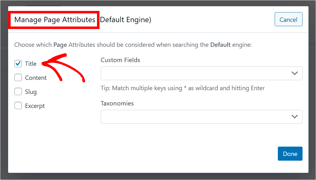 limit your search to post titles only