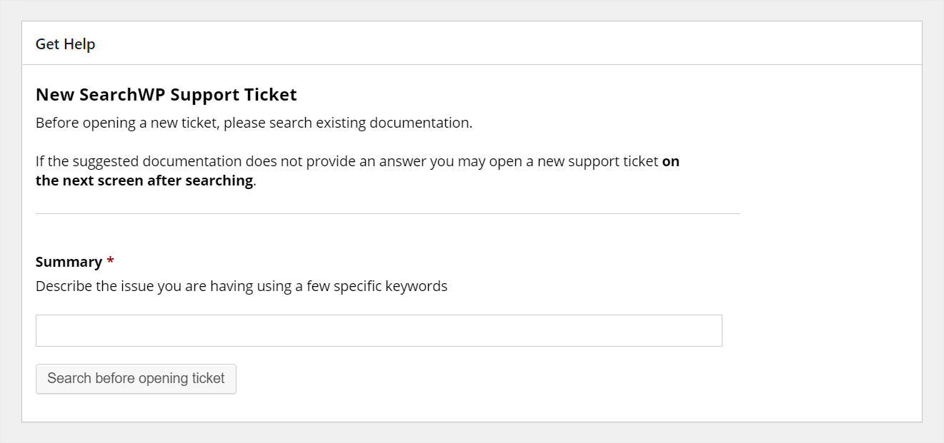 ticketing system