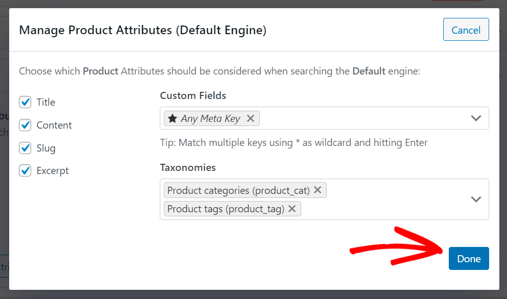 save your attributes