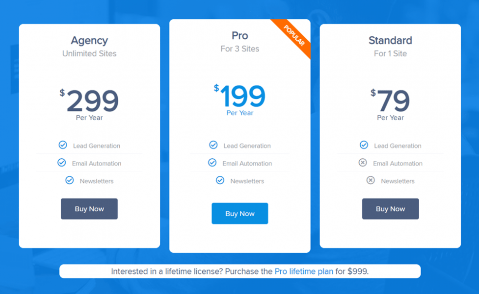 precios de mailoptin