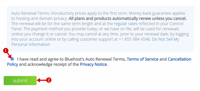 كيفية شراء الاستضافة من Bluehost