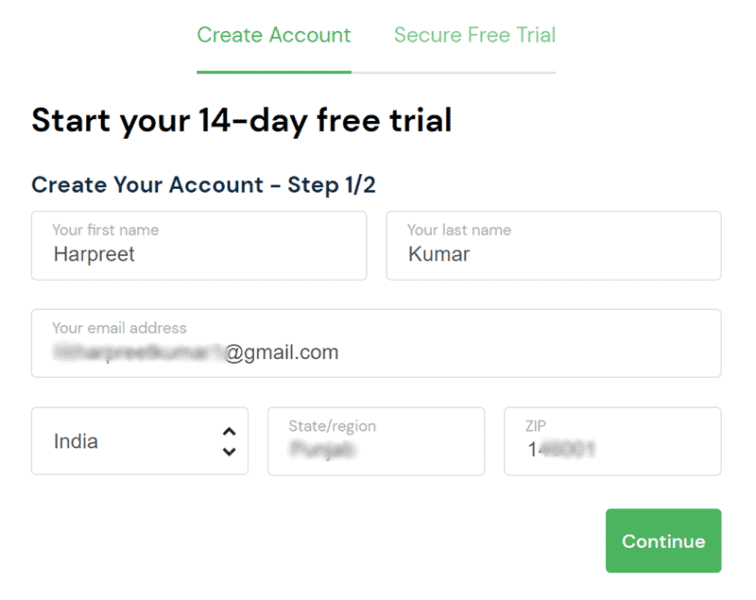 Prospérer les thèmes compte d'essai gratuit