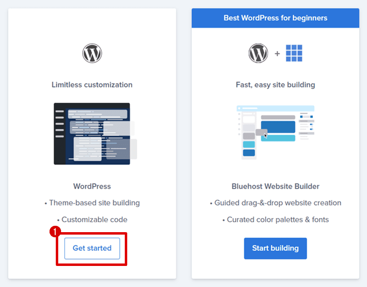 instalați wordpress pe bluehost cu personalizare nelimitată