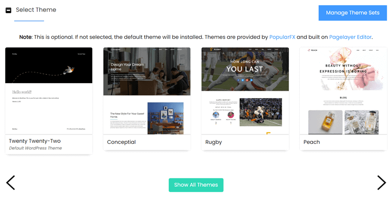 șabloane bluehost
