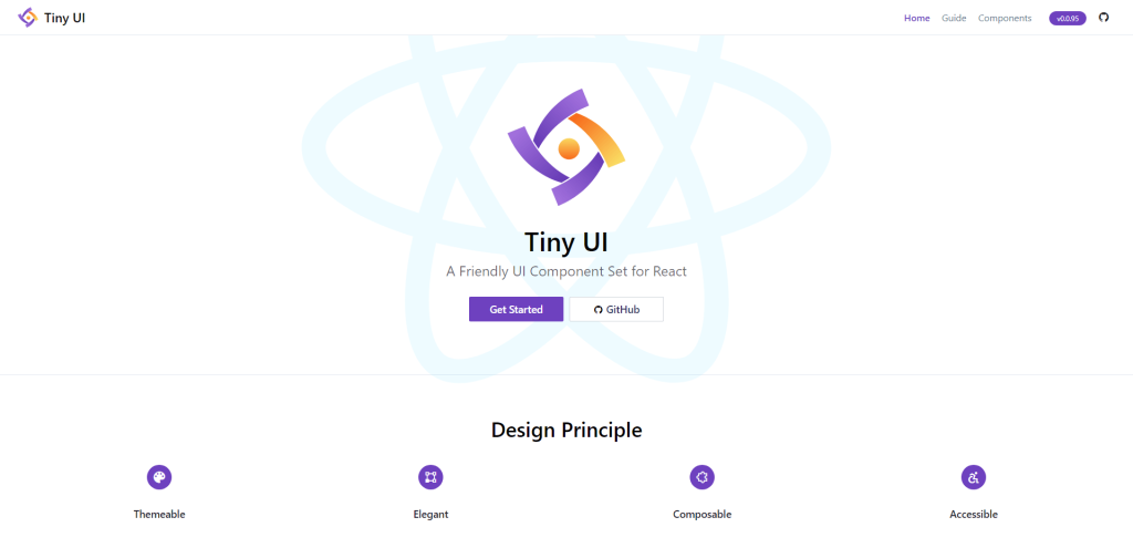 Tiny UI - React Components