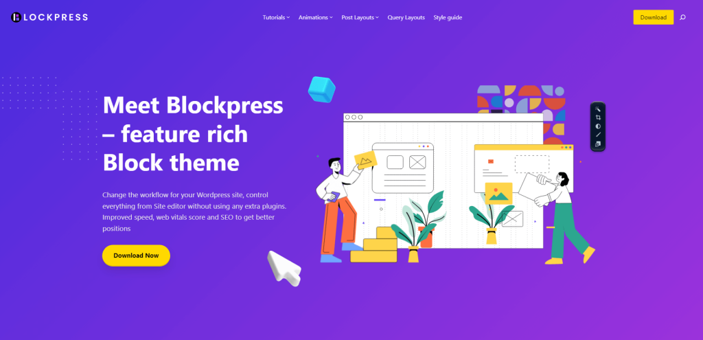 Blockpress - édition complète du site