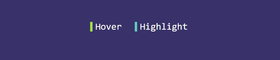 Animație CSS Hover Highlight