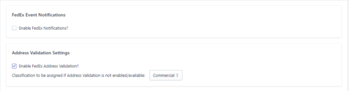 notificação de evento fedex