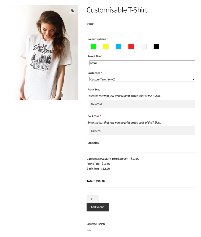 t-shirts personnalisables