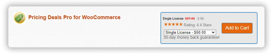 WooCommerce の価格取引