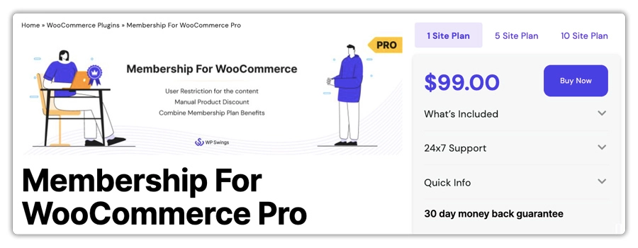 WooCommerce Pro 멤버십