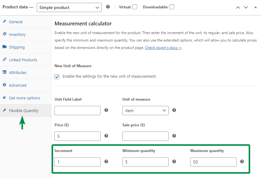 WooCommerce ürünü başına miktarı sınırlayın