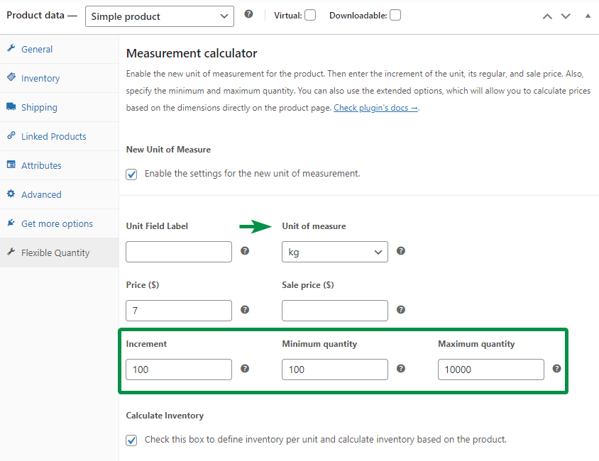 Vinde produse în funcție de greutate în WooCommerce