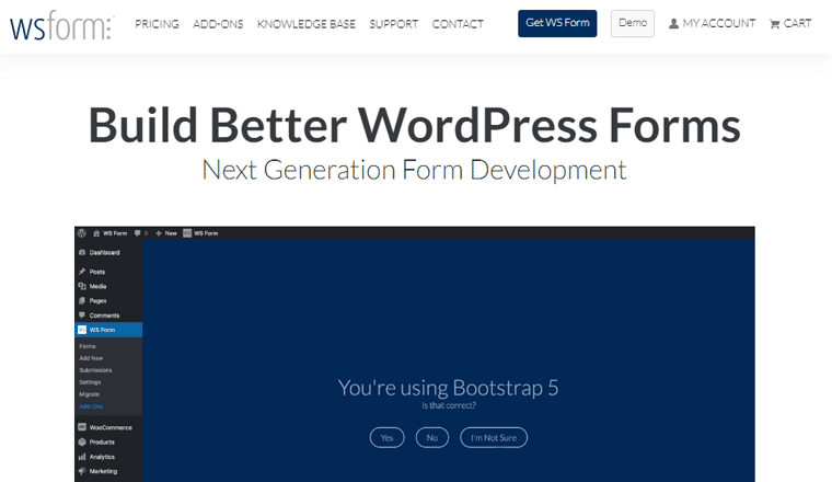 WS Forms WordPress-Formular-Plugins