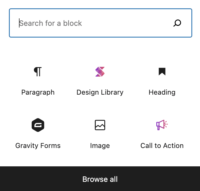 Agregue un bloque apilable en una publicación de WordPress.