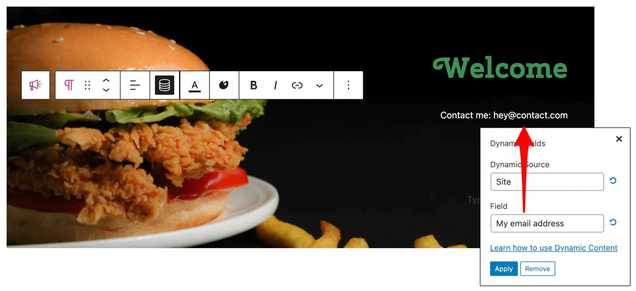 Integre un nuevo campo personalizado en Stackable.