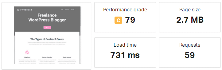 Pingdom com WP Rocket otimizado