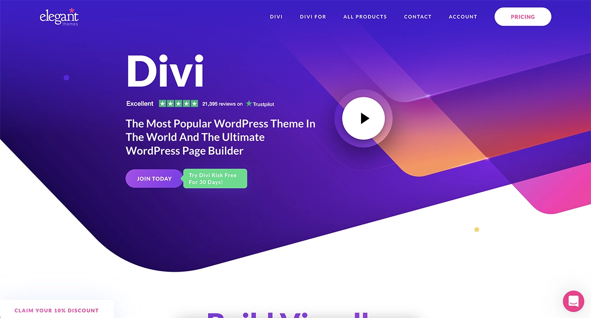 Divi 多彩 WordPress 主题